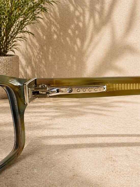 Gucci GG1504 Eyeglass Frames Tortoise Brown Italy Vintage RX Optical Glasses main image 8